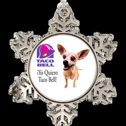 Yo Quiero Taco Bell Chihuahua Most Memorable Ad Slogan Holiday Ornamen