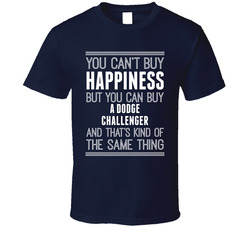 Buy A Dodge Challenger Happiness Car Lover T Shirt Buy A Dodge Challenger Happiness Car Lover T Shirt