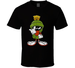 Marvin The Martian Middle Finger Flipping The Bird Looney Toons Worn L