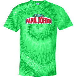 Papa John's Restaurant Foodie Tour Brand Logo Fan Tie Dye Papa John's Restaurant Foodie Tour Brand Logo Fan Tie Dye