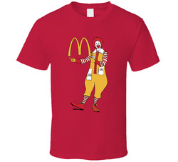 Ronald Mcdonald Mcdonalds Fast Food Mascot T Shirt Ronald Mcdonald Mcdonalds Fast Food Mascot T Shirt