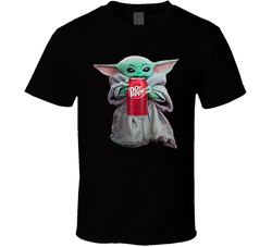 Baby Yoda The Child Mandalorian Dr Pepper Soda Pop Drink T Shirt