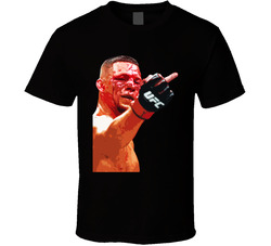 Nate Diaz Middle Finger T Shirt