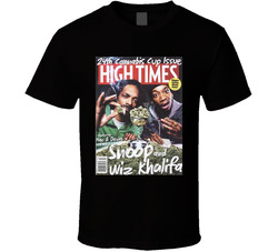 Wiz Khalifa And Snoop Mac And Devin High Times Magazine Stoner T Shirt