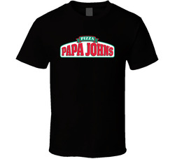 Papa John's Restaurant Foodie Tour Brand Logo Fan T Shirt Papa John's Restaurant Foodie Tour Brand Logo Fan T Shirt