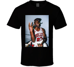Michael Jordan Smoking Cigar T Shirt Michael Jordan Smoking Cigar T Shirt