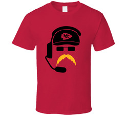 Andy Reid Kansas City Moustache Fan T Shirt Andy Reid Kansas City Moustache Fan T Shirt