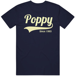 Poppy Since 1993 T Shirt Poppy Since 1993 T Shirt