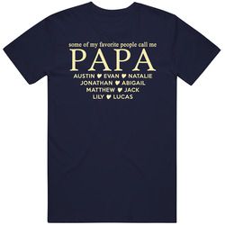 Papa For Jennifer T Shirt Papa For Jennifer T Shirt