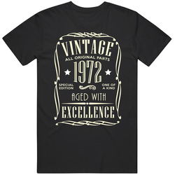 1972 Birthday Milestone Vintage T Shirt 1972 Birthday Milestone Vintage T Shirt