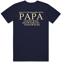 Papa For Candace S T Shirt Papa For Candace S T Shirt