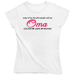 Oma For Hillary Ladies T Shirt Oma For Hillary Ladies T Shirt