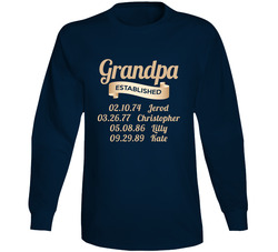 Grandpa For Anna Long Sleeve T Shirt Grandpa For Anna Long Sleeve T Shirt