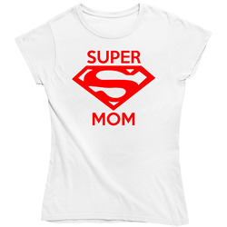 Super Mom Ladies T Shirt Super Mom Ladies T Shirt
