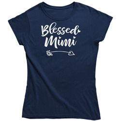 Blessed Mimi Light Font Ladies T Shirt Blessed Mimi Light Font Ladies T Shirt