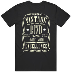 Vintage 1970 Milestone Birthday T Shirt Vintage 1970 Milestone Birthday T Shirt