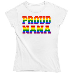 Proud Nana Lgbtq Ladies T Shirt Proud Nana Lgbtq Ladies T Shirt