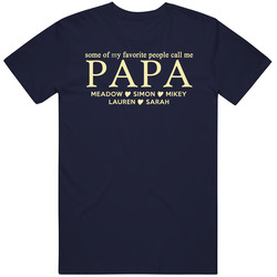 Papa For Melissa T Shirt Papa For Melissa T Shirt