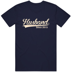 Husband Since 2015 T Shirt Husband Since 2015 T Shirt