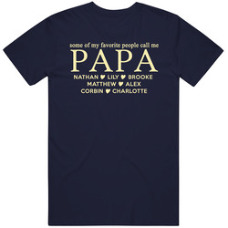 Papa For James T Shirt Papa For James T Shirt