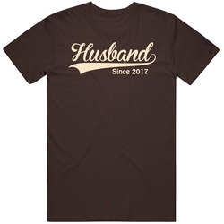 Husband Since 2017 T Shirt Husband Since 2017 T Shirt