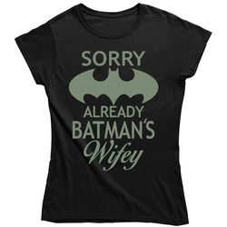 Batman's Wifey Ladies T Shirt