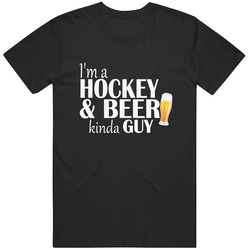 Hockey And Beer Fixed T Shirt