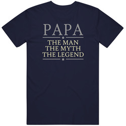 Papa Man Myth Legend Grey T Shirt Papa Man Myth Legend Grey T Shirt