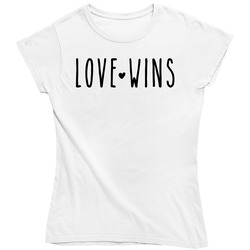 22651199 Love Wins Ladies T Shirt 22651199 Love Wins Ladies T Shirt