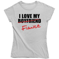 I Love My Fiancé Ladies T Shirt I Love My Fiancé Ladies T Shirt