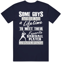 My Favorite Baseball Player Calls Me Grandpa T Shirt My Favorite Baseball Player Calls Me Grandpa T Shirt