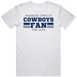 Married Into It Cowboys Fan Football T Shirt - Dallas Team Colors T Shirt Married Into It Cowboys Fan Football T Shirt - Dallas Team Colors T Shirt