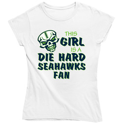 This Girl is a Die Hard Seahawks Fan Football T Shirt - Seattle Seahawks Team Colors Ladies T Shirt This Girl is a Die Hard Seahawks Fan Football T Shirt - Seattle Seahawks Team Colors Ladies T Shirt