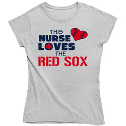 This Nurse Loves The Red Sox Baseball Ladies T Shirt This Nurse Loves The Red Sox Baseball Ladies T Shirt