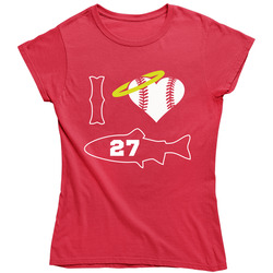 I Love Mike Trout Baseball Heart Ladies T Shirt I Love Mike Trout Baseball Heart Ladies T Shirt