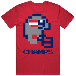 Patriots Tecmo Super Bowl Champs Helmet Red T Shirt - New England T Shirt Patriots Tecmo Super Bowl Champs Helmet Red T Shirt - New England T Shirt