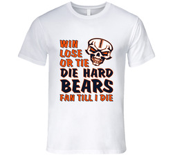Die Hard Bears Fan Until I Die Football T Shirt - Chicago Bears Team Colors T Shirt Die Hard Bears Fan Until I Die Football T Shirt - Chicago Bears Team Colors T Shirt