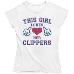 This Girl Loves Her Los Angeles Clippers Basketball Ladies T Shirt This Girl Loves Her Los Angeles Clippers Basketball Ladies T Shirt