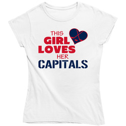 This Girl Loves Her Capitals Hockey T Shirt - Washington Capitals Team Colors Ladies T Shirt This Girl Loves Her Capitals Hockey T Shirt - Washington Capitals Team Colors Ladies T Shirt