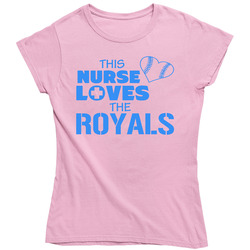 This Nurse Loves The Royals Baseball Ladies T Shirt This Nurse Loves The Royals Baseball Ladies T Shirt