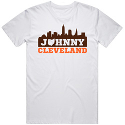 Johnny Cleveland Skyline Football T Shirt Johnny Cleveland Skyline Football T Shirt