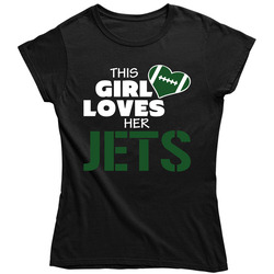 This Girl Loves Her Jets Football T Shirt - New York Jets Team Colors Ladies T Shirt This Girl Loves Her Jets Football T Shirt - New York Jets Team Colors Ladies T Shirt