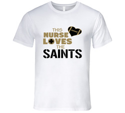 This Nurse Loves The Saints Football T Shirt - New Orleans Saints Team Colors T Shirt This Nurse Loves The Saints Football T Shirt - New Orleans Saints Team Colors T Shirt