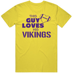 This Guy Loves His Vikings Football T Shirt - Minnesota Vikings Team Colors T Shirt This Guy Loves His Vikings Football T Shirt - Minnesota Vikings Team Colors T Shirt