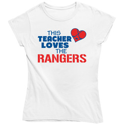 This Teacher Loves The Rangers Hockey Ladies T Shirt This Teacher Loves The Rangers Hockey Ladies T Shirt