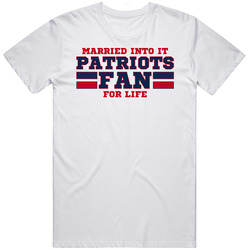 Married Into It Patriots Fan Football T Shirt - New Englad Team Colors T Shirt Married Into It Patriots Fan Football T Shirt - New Englad Team Colors T Shirt