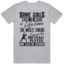 My Favorite Softball Player Calls Me Grandma T Shirt My Favorite Softball Player Calls Me Grandma T Shirt