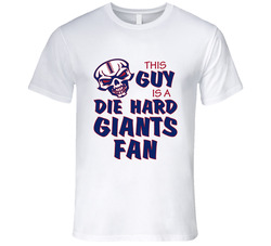 This Guy is a Die Hard Giants Fan Football T Shirt - New York Giants Team Colors T Shirt This Guy is a Die Hard Giants Fan Football T Shirt - New York Giants Team Colors T Shirt