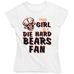 This Girl is a Die Hard Bears Fan Football T Shirt - Chicago Bears Team Colors Ladies T Shirt This Girl is a Die Hard Bears Fan Football T Shirt - Chicago Bears Team Colors Ladies T Shirt