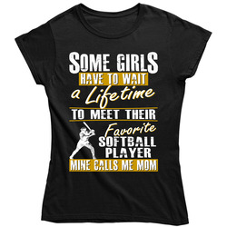 My Daughter is My Favorite Player Softball Mom TShirt - Gift for Mom Ladies T Shirt My Daughter is My Favorite Player Softball Mom TShirt - Gift for Mom Ladies T Shirt